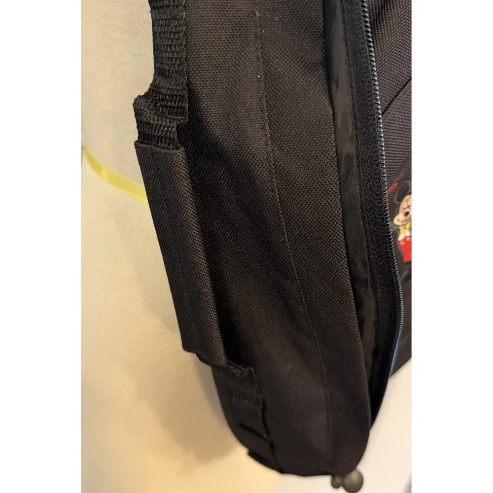 DISNEY WORLD Sling Backpack 2005 Embroidered MICKEY HAPPIEST CELEBRATION Ear Zip